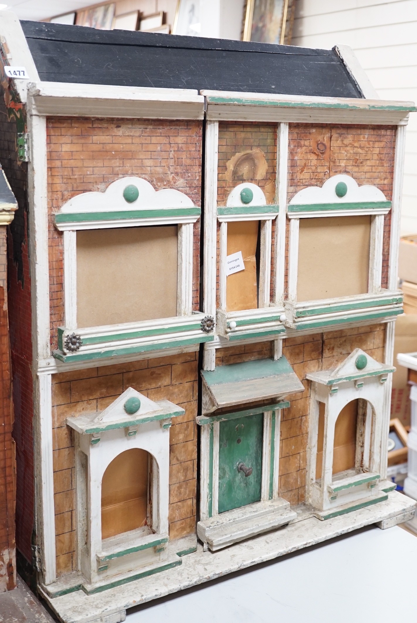 Bridge House. Manufactured by G. and J. Lines, c.1905, 7cms wide x 86cms high